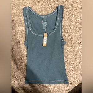 Skims cotton rib tank top